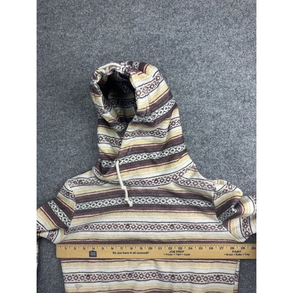 Ampersand Avenue Hoodie Single Hoodie Sweatshirt Women's Medium Aztec Striped - Picture 3 of 7
